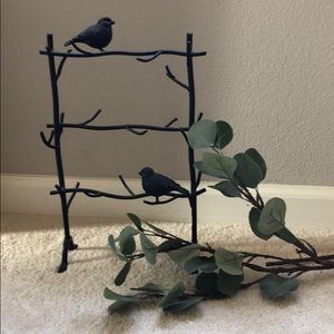 Bird jewelry rack